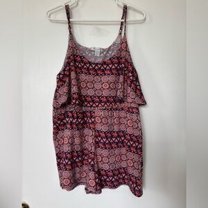 🎉4/30$🎉 Magazine Printed Romper - Size XL